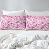 Kids Butterfly Comforter Set - Butterfly Queen Bedding Set Pink Butterflies Prints Bedding Set for Girls Room Cute Princess Bedding Set for All Season Butterfly Bed Set, 1 Comforter + 2 Pillowcases view 4