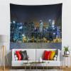Loccor 118''x78'' New York City Aerial View Tapestry Modern City Night View Wall Hangings New York Skyscraper Urban Skyline Background for Party Decorations Kids Adults Bedroom Decor view 3