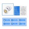 SBTRKT 4pcs-8pcs / Set Glass Door Sliding Casters, 19mm-27mm Nylon Roller, Brass Bearing, Shower Room Roller Accessories (Color : 8PCS-25MM) view 2