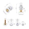 SBTRKT 4pcs-8pcs / Set Glass Door Sliding Casters, 19mm-27mm Nylon Roller, Brass Bearing, Shower Room Roller Accessories (Color : 8PCS-25MM) view 3