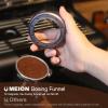 MEION Espresso Dosing Funnel and Puck Screen Set, Magnetic Coffee Funnel, Reusable Espresso Puck Screen, Espresso Tools Espresso Accessories (Silver, 54mm) view 3