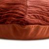 The HomeCentric Decorative Pillow Cases Rust Pack of 2, 22"x22" (55x55 cm) Velvet Striped, Textured & Patchwork Throw Pillow Cover for Sofa, Geometric Modern Style - Centric Wrap view 2