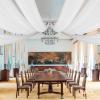 WUPYI Chiffon Ceiling Drapes,6 Panels 5FT x 20FT White Ceiling Curtains Wedding Draping Fabric Sheer Swag Drapes Decorations Tent for Event Ceremony Party Reception Ceiling Backdrop view 2