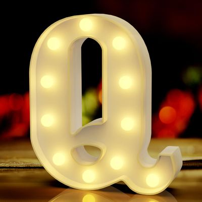 Marquee Light Up Letters Q, Light Up Sign, Led Light, Bedroom Decor for Teen Girls, Teen Room Decor for Girls, Bedroom Decoration, Holiday Party Decoration, Gifts for Teenage Boys