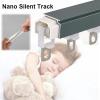 TZUFA Heavy Duty Curtain Rails 0.5m 0.8m 1m 1.5m 2m 3m 4m 5m, Curtain Rod and Fittings, for Curtains and Room Divider (Color : A-Ceiling Mount, Size : 3m(2 * 1.5m)) view 3