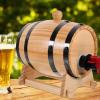 Kichvoe 1set Wooden for Aging Beer and Wine Red Wine Dispenser for Home Bar and Parties Decorative Whiskey Aging view 2