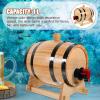 Kichvoe 1set Wooden for Aging Beer and Wine Red Wine Dispenser for Home Bar and Parties Decorative Whiskey Aging view 4