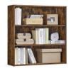 VASAGLE Custos Collection - Bookshelf, 3-Tier Bookcase, Book Shelf, Open Storage Shelf, 9.4 x 31.5 x 32 Inches, for Living Room, Home Office, Dinning Room, Rustic Brown ULBC173X01 view 1
