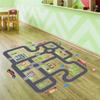 Car Road Signs Floor Stickers, Self-adhesive Car Transportation Road Wall Stickers Wall Decals, Traffic Road Sign Education Kids Wall Stickers for Kids Nursery Classroom Bedroom Living Room Home Decor view 4
