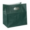 Restaurantware Paper Bags 11x7x11 Inch Pack of 100 Forest Green Paper Take Out Bags Medium, Heavy-Duty Carriers with Handles for Lunch Packaging, Take Out, Party Favors, Shopping, Birthday Gifts view 2