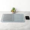 Restaurantware Comfy Grip 23 x 18 Inch Extra-Large Countertop Drying Mat 1 Food-Grade Dish Drainboard - Ribbed Design And Raised Sidewalls Waterproof Gray Silicone Draining Pad Dishwashable view 4