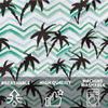 bisibuy Tree Palm Waves Throw Pillow Covers 18x18 Inch for Living Room Couch Bed Sofa Square Cushion Case Turquoise Black Throw Pillow Cover Farmhouse Boho Home Decor view 2