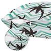 bisibuy Tree Palm Waves Throw Pillow Covers 18x18 Inch for Living Room Couch Bed Sofa Square Cushion Case Turquoise Black Throw Pillow Cover Farmhouse Boho Home Decor view 3