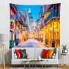 Loccor 60''x50'' New Orleans Bourbon Street Tapestry Wall Hanging Mardi Gras New Orleans Nightlife Street Pubs and Bars with Neon Lights Background for Party Birthday Decorations Adults Bedroom Decor view 3