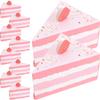 Kichvoe 10 pack Triangle Cake Shape Candy Boxes 5.50 X 4.32 X 2.75 in view 1