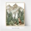 3 PCS Inspirational Wall Art Nursery Decor Christian Mountain Animals Wall Decor Unframed Positive Spiritual Religious Posters Prints Paintings Artwork for Home Boys Room Living Room Bedroom 8x10 In view 4