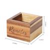 COOLEX Remote Control Holder, Acacia Wooden Tv Remote Holder, Remote Holder for Table, Remote Control Storage Organizer Caddy view 2