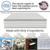 Ethical Mattress CO 10" Toxin-Free Hybrid Mattress, Made in The USA with Organic Cotton, Wool, Latex & Pocketed Coils (No Fiberglass or Polyfoams) Comfortable & Supportive Bed-in-Box - King Size view 2