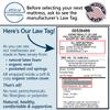 Ethical Mattress CO 10" Toxin-Free Hybrid Mattress, Made in The USA with Organic Cotton, Wool, Latex & Pocketed Coils (No Fiberglass or Polyfoams) Comfortable & Supportive Bed-in-Box - King Size view 4