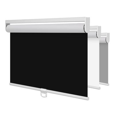 BERISSA Roller Shades for Windows Blackout Roller Blinds Cordless Shades Energy Saving UV Protection Room Darkening Shades for Home,French Door,Office,Easy to Install.Black,68.5" W x 64" H.