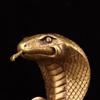 burid Pure Copper Snake Statue Chinese Feng Shui Zodiac Snake Figurine Decor Collectible Wealth Sculpture Gold Gifts Good Luck view 4