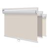 BERISSA Roller Shades for Windows Blackout Roller Blinds Cordless Shades Energy Saving UV Protection Room Darkening Shades for Home,French Door,Office,Easy to Install.Beige,54.5" W x 72" H. view 1