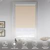 BERISSA Roller Shades for Windows Blackout Roller Blinds Cordless Shades Energy Saving UV Protection Room Darkening Shades for Home,French Door,Office,Easy to Install.Beige,54.5" W x 72" H. view 3