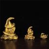 burid Pure Copper Snake Statue Chinese Feng Shui Zodiac Snake Figurine Decor Collectible Wealth Sculpture Gold Gifts Good Luck view 4