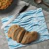 CounterArt Wavy Waves 3mm Tempered Glass Cutting Board 10 x 8 Manufactured in the USA Cheese Board Bar Board Dishwasher Safe view 2