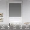 BERISSA Roller Shades for Windows Blackout Roller Blinds Cordless Shades Energy Saving UV Protection Room Darkening Shades for Home,French Door,Office,Easy to Install.Gray,30" W x 76" H. view 3