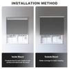 BERISSA Roller Shades for Windows Blackout Roller Blinds Cordless Shades Energy Saving UV Protection Room Darkening Shades for Home,French Door,Office,Easy to Install.Gray,30" W x 76" H. view 4