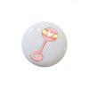 Bundle of Joy I Baby Girl Images on 1.5" DECORATIVE Glossy CERAMIC Dresser Drawer PULLS Cabinet Cupboard KNOBS (rattle1) view 1