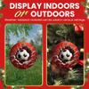 3D Break Through Soccer Ball Christmas Ornament - Christmas Oranment - Xmas Tree Decoration - Fun 2023 Christmas Ornament - 3" Round PVC Ornament - Printed in USA AAO212 view 2