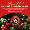 3D Break Through Soccer Ball Christmas Ornament - Christmas Oranment - Xmas Tree Decoration - Fun 2023 Christmas Ornament - 3" Round PVC Ornament - Printed in USA AAO212 view 3
