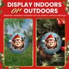 3D Break Through Monkey Christmas Ornament - Christmas Oranment - Xmas Tree Decoration - Fun 2023 Christmas Ornament - 3" Round PVC Ornament - Printed in USA AAO234 view 2