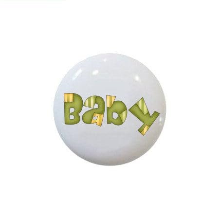 Bundle of Joy IV Baby Boy Images on 1.5" DECORATIVE Glossy CERAMIC Dresser Drawer PULLS Cabinet Cupboard KNOBS (wordart1)