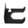 Hair Dryer Holder, Easy to Wall Mounted Space Saving Hair Blow Dryer Holder Scientifically Designed for Home (Black) view 2