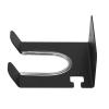 Hair Dryer Holder, Easy to Wall Mounted Space Saving Hair Blow Dryer Holder Scientifically Designed for Home (Black) view 3