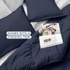 Bare Home Comforter Set - Oversized Queen Size - Ultra-Soft - Goose Down Alternative - Premium 1800 Series - All Season Warmth (Oversized Queen, Midnight Blue) view 4