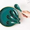 Dessert Spoon Household Ceramic Small Spoons, Restaurant Eating Spoons, Long-handled Spoons And Tableware Table Spoon view 3