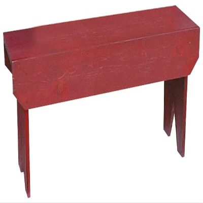3 ft. Simple Wood Bench, Antique Charcoal