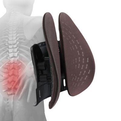 Naysku Car Back Support,Lumbar Support Pillow for Car | Breathable Ergonomic Lumbar Cushion, Back Support Pillow for Chair, Couch, Car, Computer, Game