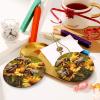 Christmas Ornaments,Ceramic Christmas Tree Hanging Ornaments,Ceramic Pendants for Home & Shop Decoration Rural Honey Bees Flowers view 4