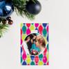 WEDDINGSTAR Custom Photo Printed Christmas Cards - Retro Light Bulb - Vertical (Pack of 60) view 3