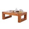 SJIOUEOT Coffee Table, Japanese-Style Solid Wood Low Tea TableMultifunction Study Tablefor Living Room Bay Window Sitting Dining Table (Size : 50x40x25CM) view 1