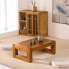 SJIOUEOT Coffee Table, Japanese-Style Solid Wood Low Tea TableMultifunction Study Tablefor Living Room Bay Window Sitting Dining Table (Size : 50x40x25CM) view 2