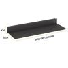 Floating Wall Shelves with LED Lights, Floating Wall Display Shelves, Lighted Display Stand for Entrance Bar Countertop Living Room Bathroom,60x20x6CM view 2