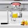 CHRISK Manual Oil Press Machine 304 Stainless Steel for DIY Seed Nut Peanut Oil Expeller Extractor Household Cold Oil Extractor view 3