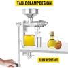 CHRISK Manual Oil Press Machine 304 Stainless Steel for DIY Seed Nut Peanut Oil Expeller Extractor Household Cold Oil Extractor view 4