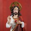 Lllunimon 12 Inch Sacred Heart of Jesus Statue, Jesus Christ Statue Figurines, Great Catholic Gift for Baptism, Religious Home Decor view 4
